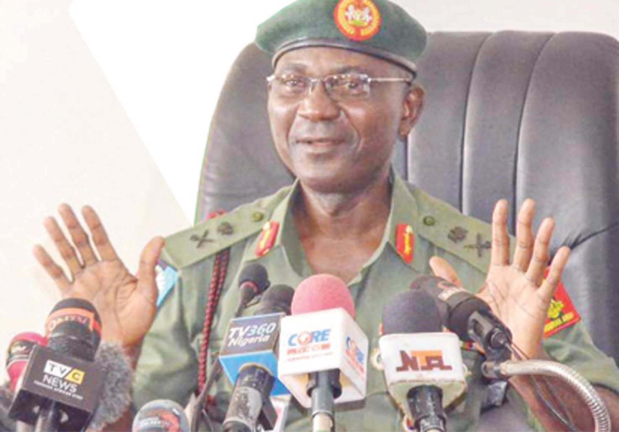 End SARS: Gen. John Enenche Reacts To Lekki Toll Gate Shootings