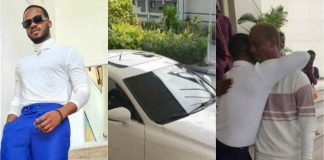 Korede Bello Gifts His manager Of 10-years A Brand New Car (Photos)