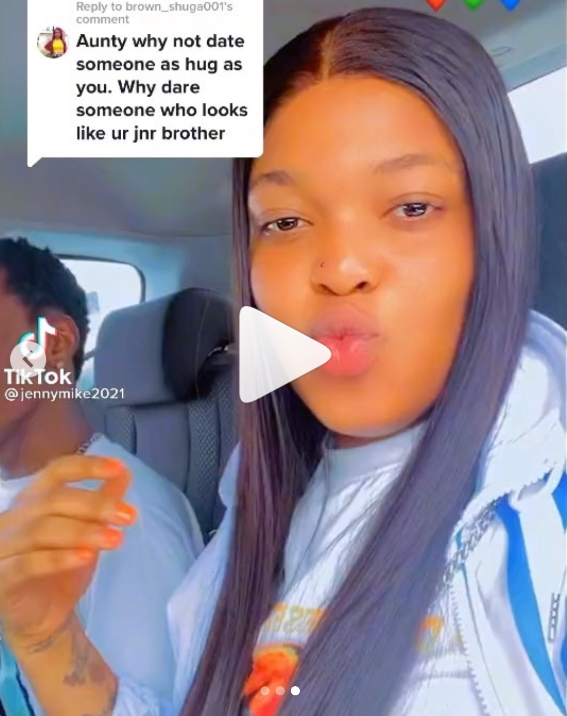 Nigerian Lady Replies Those Asking If Shes Dating Her Younger Brother After Sharing A Slideshow 