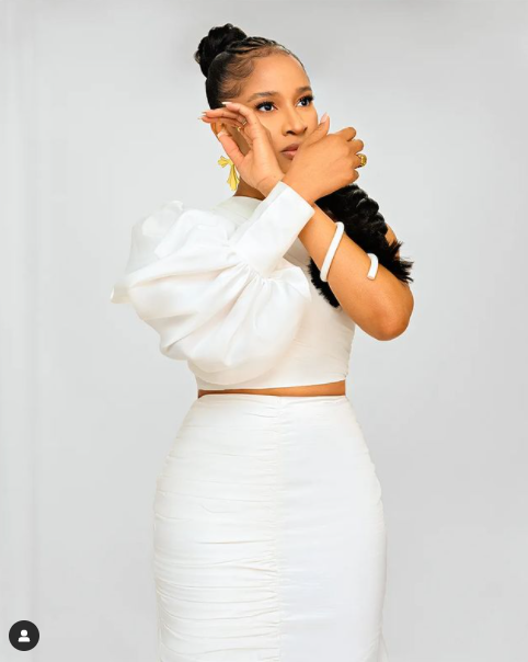 Adesua Etomi Dazzles In White As She Celebrates Her Birthday ...