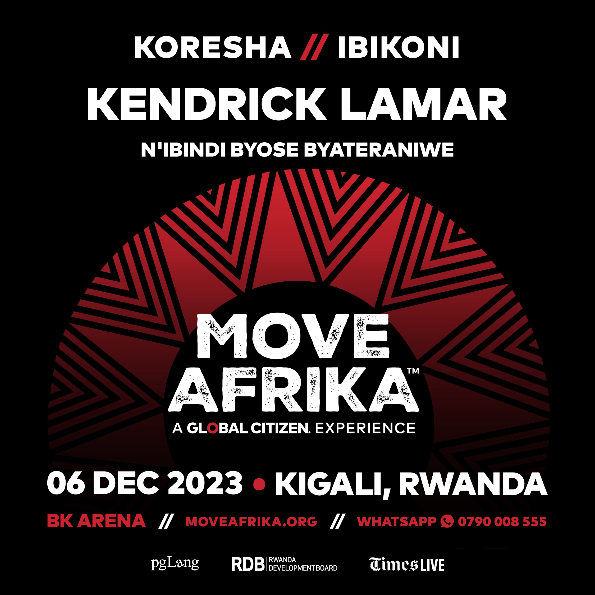 GLOBAL CITIZEN AND pgLANG ANNOUNCE ‘MOVE AFRIKA’ INITIATIVE