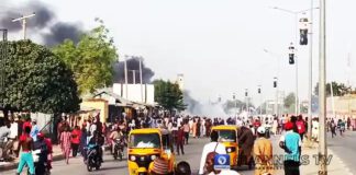 Kano Residents Protest Over Gov. Yusuf's Sack As he Heads To S'Court