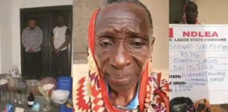 NDLEA Nabs 75-Year-Old Woman Dealing Codeine, Cannabis