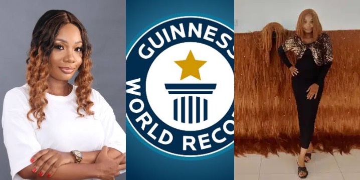 Nigerias Helen Williams Sets Guinness Record For Widest Handmade Wig 