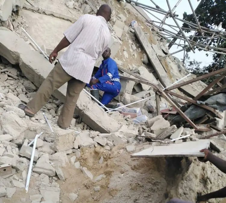 Three Site Workers Feared Dead As Lagos Building Collapses